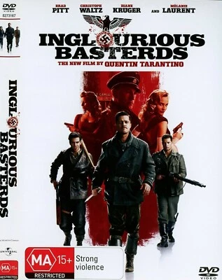 Inglourious Basterds DVD (Region 2,4,5) VGC Brad Pitt - image 1 of 2