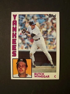 1984 Topps Baseball #123 BUTCH WYNEGAR (New York Yankees) - MT! WOW! L@@K! - Imagen 1 de 1