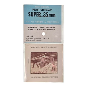VTG 1950's Plastichrome Set of 5 35mm Slides, Natchez Trace Parkway, Daily Life - Picture 1 of 13