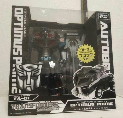 Transformers Animated TA-01 Optimus Prime Takara Tomy Limited Black Ver w/Box NM Cover