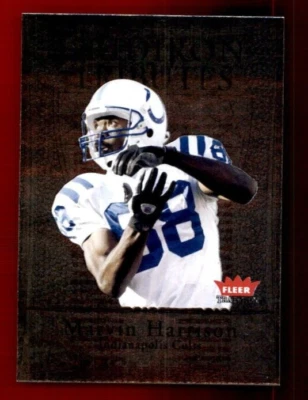 2004 Fleer Tradition Gridiron Tributes #14GT Marvin Harrison. - Image 1 of 2