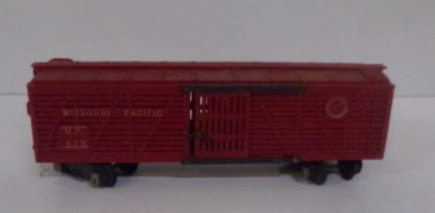 American Flyer S Gauge Missouri Pacific MP 629 Cattle Stock Car w/ Latch Door - Image 1 of 4