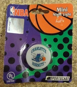 Charlotte Hornets Mini Night Light Free Shipping New Old - Picture 1 of 1