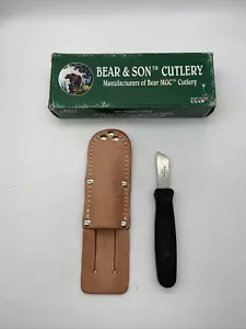 Bear & Son black powder patch knife With Sheath & Box 96BX - Picture 1 of 17