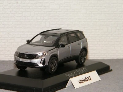 PEUGEOT 5008 GT 2021 Artense Grey Black Pack NOREV 1/43 Ref 473924