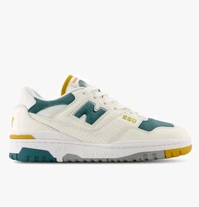 New Balance 550 Suede Toe Pack - Green Mustard BB550VRA RARE Size 12 NIB - Picture 1 of 5