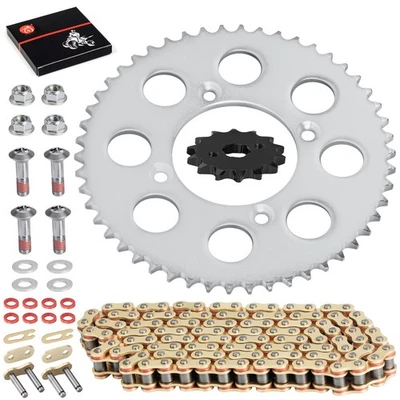 Kit de piñón de transmisión 428VM-X cadena y delantero 14T trasero 50T para Honda XR100R CRF100F Foto 1 de 4