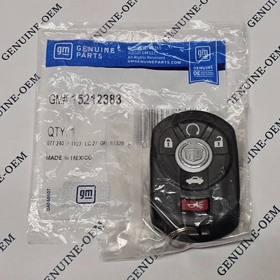 2005-2007 Cadillac STS Driver 1 Keyless Remote Entry Key Fob 15212383 OEM - Image 1 of 3