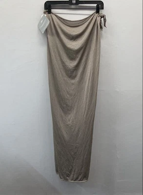 Speedo Women's Taupe NWT Maxi Side Tie Wrap Skirt Swim Cover-Up Size L - Image 1 of 4