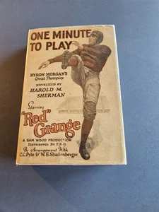 1926 Photoplay Book For The Movie One Minute To Play Football Harold Red Grange - Picture 1 of 7