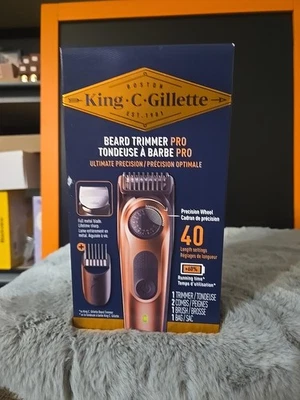 Новый King C. Gillette борода триммер мужчин беспроводной перезаряжаемый электрическая бритва открытый - Изображение 1 из 4