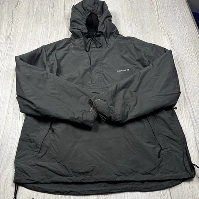 Carhartt Work In Progress Nimbus Pullover Grau Fleece Gefüttert Kapuzenjacke Large - Bild 1 von 4