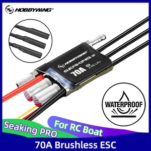 HOBBYWING Seaking PRO 70A G2 Brushless ESC For Mini ECO Mono Hydro Class Boat - Picture 1 of 17