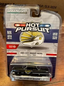 Chevrolet Biscayne 1963 Greenlight Hot Pursuit Ohio State Highway Patrol - Imagen 1 de 1