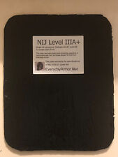 2 pack NIJ Level 3a+ Plate. AR500 Child Size. Backpack Shield. 10.5 X 8.4. 5lbs