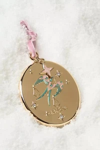 Anthropologie Lou Benesch Zodiac Ornament Gold Plated "Libra” NWT - Picture 1 of 4