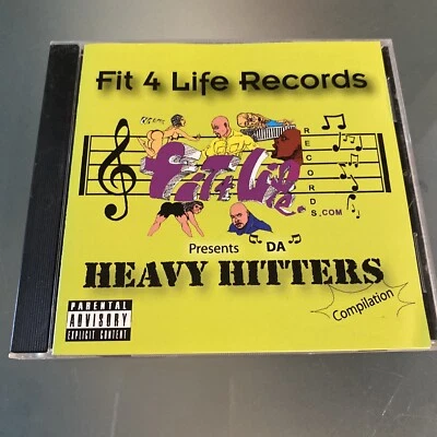 (CD) Various – Fit 4 Life Records Presents Heavy Hitters , OG Press, NM, Rare. - Image 1 of 3