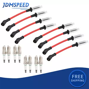 41-110 Iridium Spark Plugs 48322 Spark Plug Wires For 5.3 6.0L Chevy - Picture 1 of 6