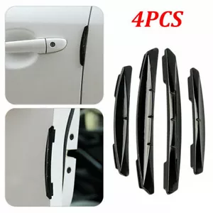 4Pcs Car Door Edge Scratch Anti-collision Protector Guard Strip Covers Accessory - Foto 1 di 12