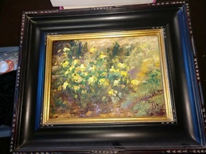 Wendy Thompson Flowers Original Oil Award Winning Artist Plein Aire  Winner - Picture 1 of 10
