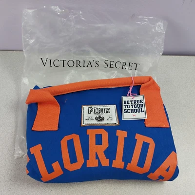 Victoria's Secret Bag Tote Florida Gators PINK Blue Canvas Collegiate NEW NWT - Image 1 of 4