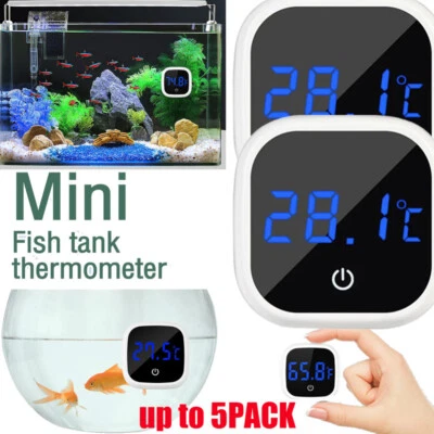 Fish Tank Thermometer Touch External Aquarium Water Temperature Monitor Gauge AU - image 1 of 4