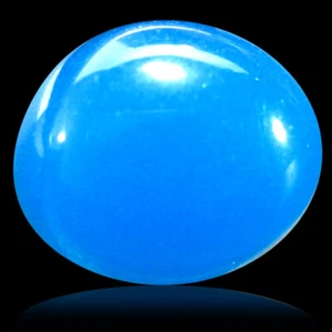 1.33 ct Spectacular Oval Cabochon Shape (9 x 7 mm) Blue Opal Natural Gemstone - Picture 1 of 1