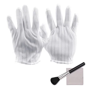 3 in 1 Camera Cleaning Kit with 1 Pair Gloves + 1 Lens Brush + 1 Cleaning Cloth - Picture 1 of 6