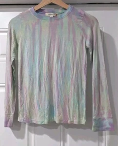 Fairwell Girls Long Sleeve Tie Dye Tee Pink Green Super Soft Size 12 NWT - Picture 1 of 5