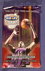 NBA Hoops Stars 2002-03 baloncesto sellado de fábrica paquete sin abrir - Imagen 1 de 2