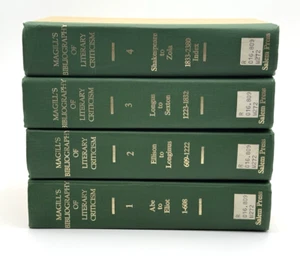 Magill's Bibliography of Literary Criticism Hardcover 1-4 volume set 1979 - Picture 1 of 7