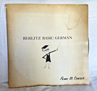 1965 Berlitz Basic German - Language Course - Includes Rotary Verb Finder - Image 1 of 4