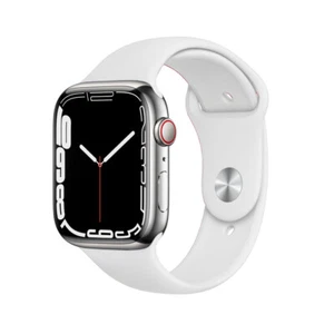 Apple Watch Series 7 Edelstahl 45mm - GPS + Cellular - Silber - Sehr gut - Bild 1 von 1