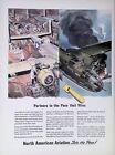 Vintage Print Ad WWII 1944 North American Aviation B-25 Billy Mitchell Bomber