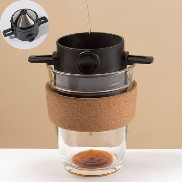 Coffee Filter Bag Flannel Cloth Filter Tea Strainer Handle Drip Coffee MakeY&QU Photo Related