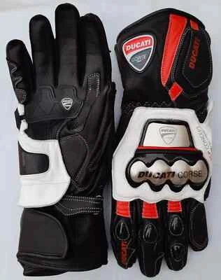 Guantes de cuero para carreras de moto Ducati C6 Foto 1 de 2
