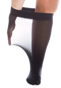 Calcetines Pop Super Anchos 40 Denier Rodilla Alto Pantorrilla Elásticos XXL Todos Mujer PAQUETE DE 3 - Imagen 1 de 5