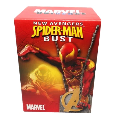 Universo Marvel Nuevo Vengadores Spider-Man 6" Busto/Estatua Nuevo en Caja Arte Foto 1 de 4