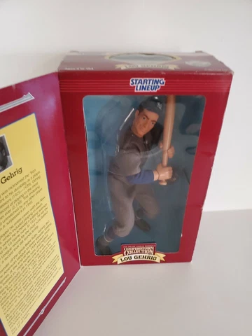 Starting Lineup 1996 Lou Gehrig  Cooperstown Collection 12" Fully Posable Figure Cover