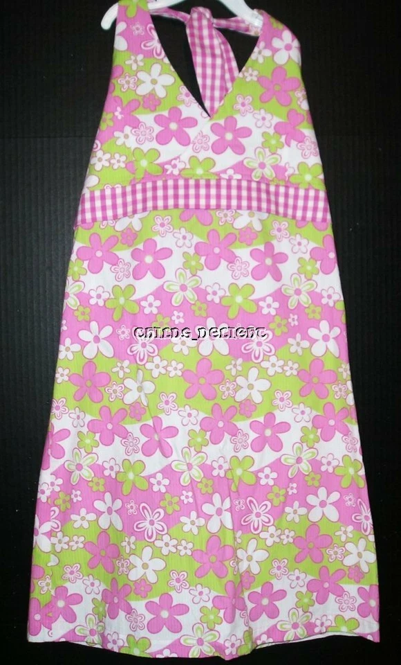 PATSY AIKEN CHEZ AMI GIRLS PNK/GRN. FLORAL SUNDRESS CASUAL  12 NWT - Image 1 of 1