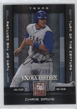 2008 Donruss Elite Extra Edition Turn of the Century Chris Davis Rookie Auto RC
