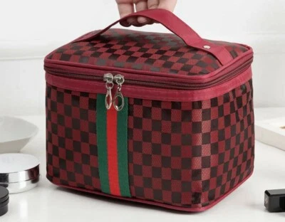 Estuche organizador de artículos de tocador lavado de viaje XL Beauty Cosméticos Maquillaje Caja de almacenamiento Foto 1 de 4