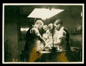 Autopsia? Funzionamento ? - Anni '30 - Scienza Ricerca Medicina ?  foto 12x9 cm - Foto 1 di 2
