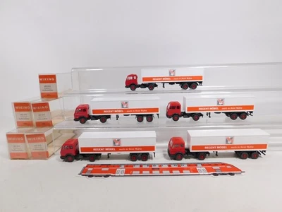 5x wiking H0 1:87 545 Autoarticolato / Sz MB 1619 Regent Mobile Molto Buono + - Immagine 1 di 4