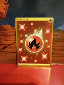 Pokemon Cards - Fire Energy - Gold - Fusion Strike - Pack Fresh - Picture 1 of 2