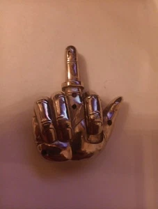 Funny Middle Finger Torch Lighter with Fuk You Voice Windproof Jet Flame Lighter - Picture 1 of 2