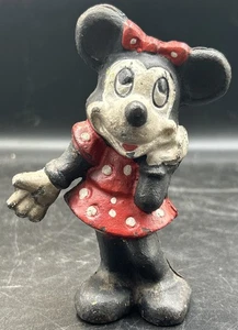 Vintage Gusseisen Disney Minnie Mouse Bank. - Bild 1 von 7