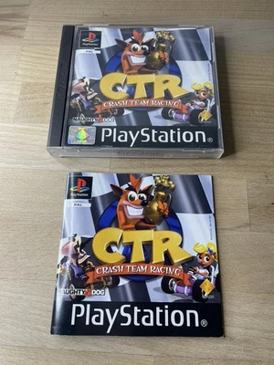 CTR Crash Team Racing Sony PlayStation 1 PS1 - Case And Manual Only (no Disc) - Image 1 of 4