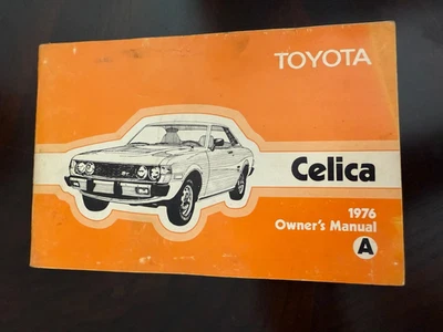 Toyota Celica 1976 manual del propietario "A" Foto 1 de 4
