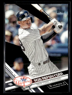 Rob Refsnyder 2017 Topps Black 18/99 #692 - Image 1 of 2